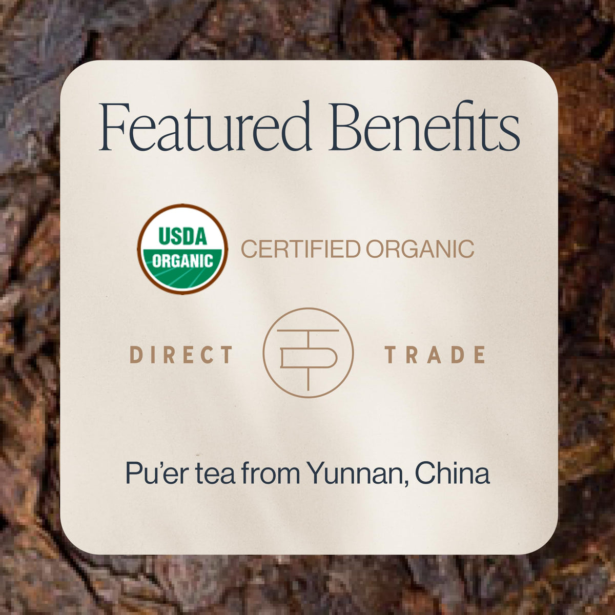 Rishi Tea Ancient Pu'er Tuo Cha - Organic Direct Trade, Medium Caffeine, 4 oz (15 Servings)