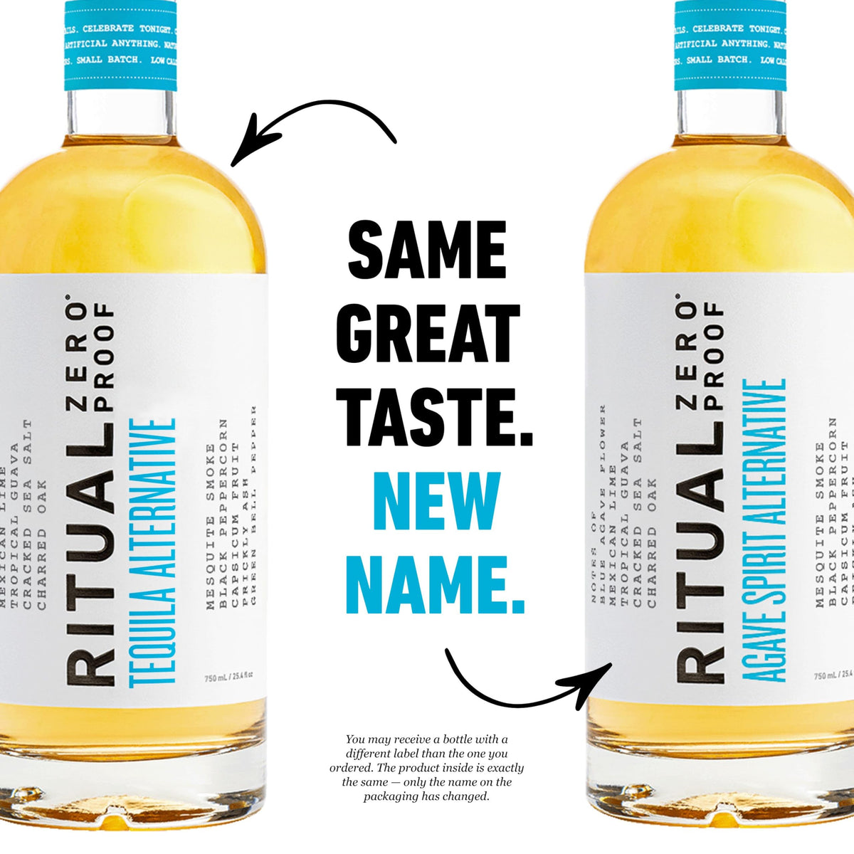 Ritual Zero-Proof Agave Spirit 750ml | Alcohol-Free Margaritas