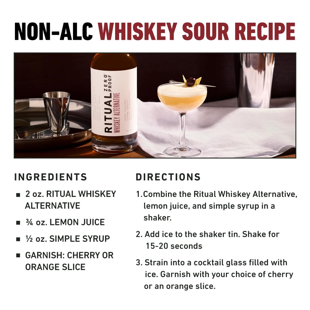 Ritual Zero-Proof Non-Alcoholic Whiskey - 750ml
