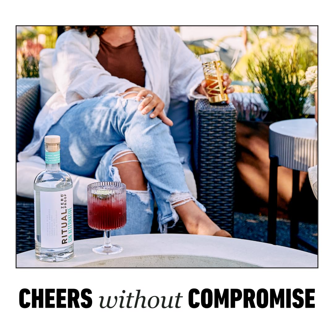 Ritual Zero-Proof Non-Alcoholic Gin – 750ml | Alcohol-Free Cocktail Alternative