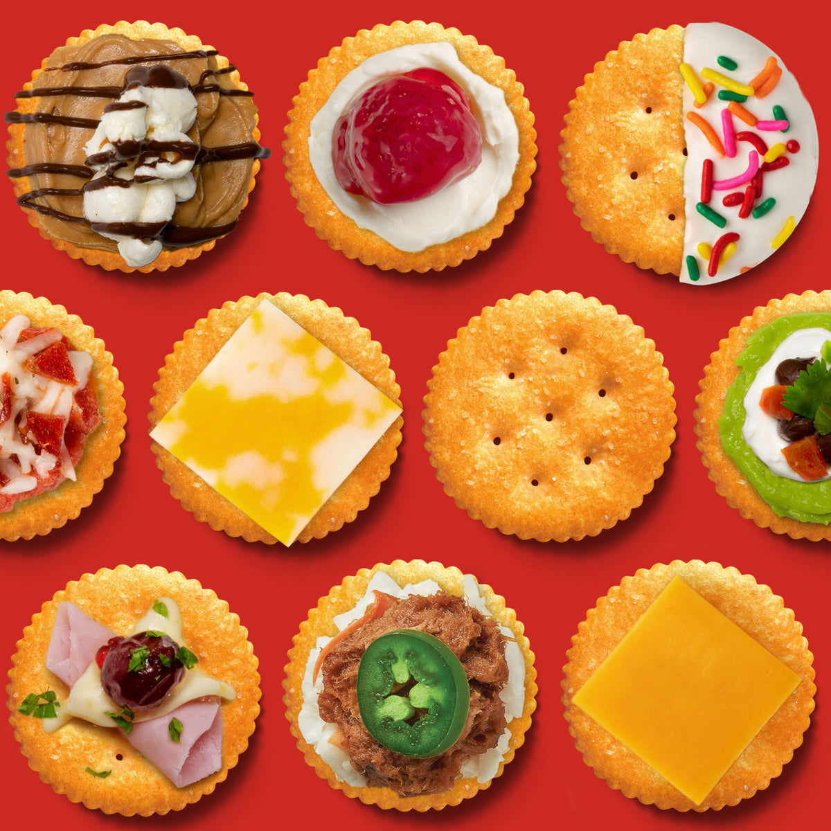 RITZ Fresh Stacks Original Crackers – Bulk Family Size, 6 Boxes, 72 Snack Packs