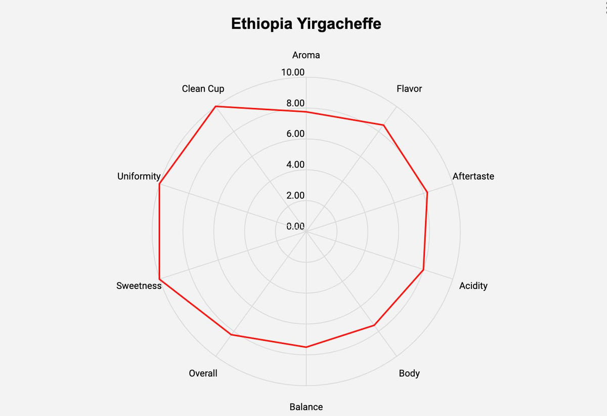 Roastika Ethiopia Yirgacheffe Green Coffee Beans - Premium Unroasted Arabica (2lb)