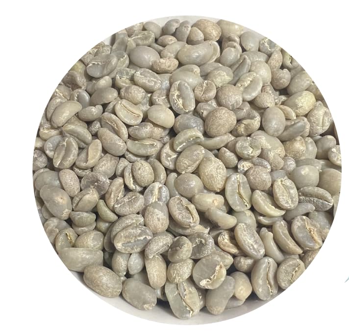 Roastika Ethiopia Yirgacheffe Green Coffee Beans - Premium Unroasted Arabica (2lb)
