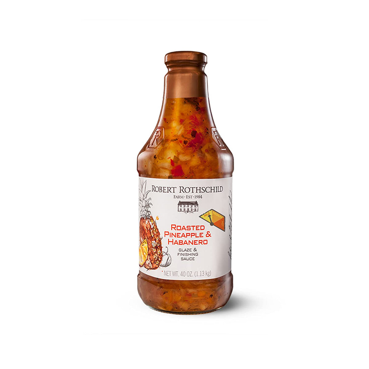 Robert Rothschild Farm Roasted Pineapple & Habanero Gourmet Glaze – 40 oz