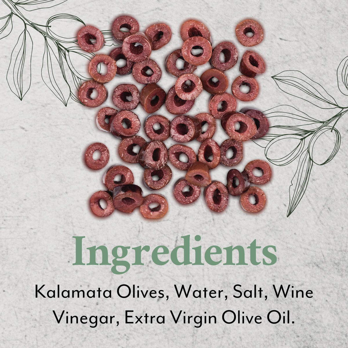 Roland Foods Sliced Kalamata Olives from Greece – 4.4 lb Pack