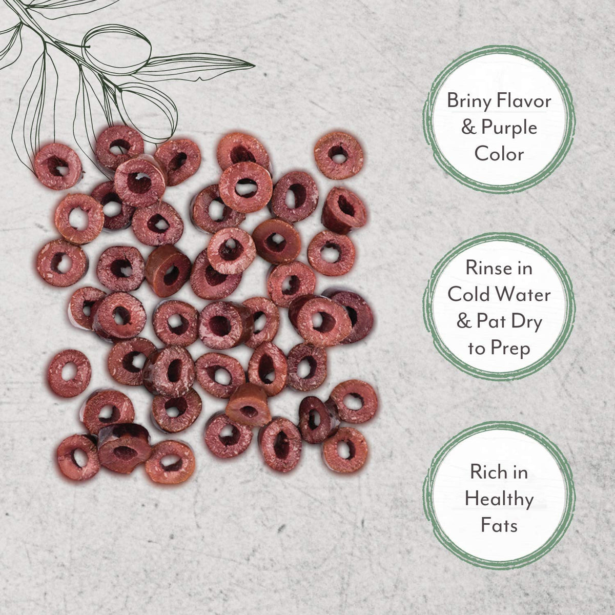 Roland Foods Sliced Kalamata Olives from Greece – 4.4 lb Pack