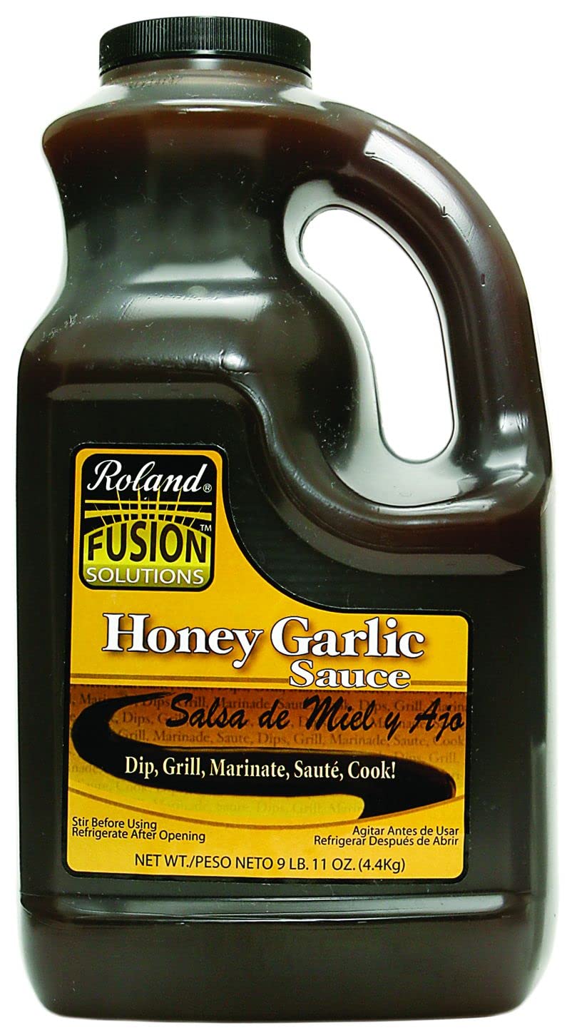 Roland Foods Fusion Solutions Honey Garlic Sauce — 9 lb 11 oz, Imported Specialty Sauce