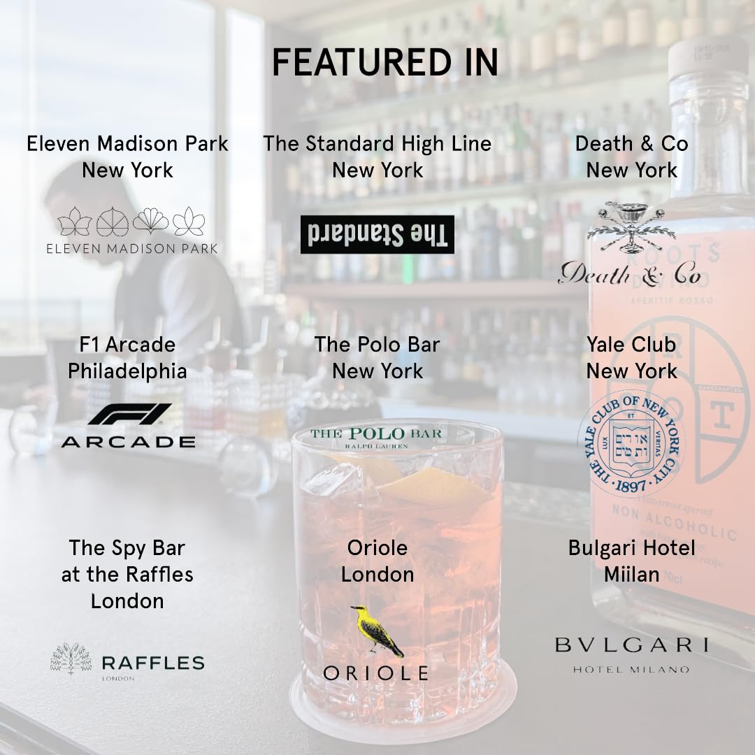 Roots Divino Rosso Non-Alcoholic Vermouth | Greek Handcrafted Zero-Proof Aperitif (700ml)