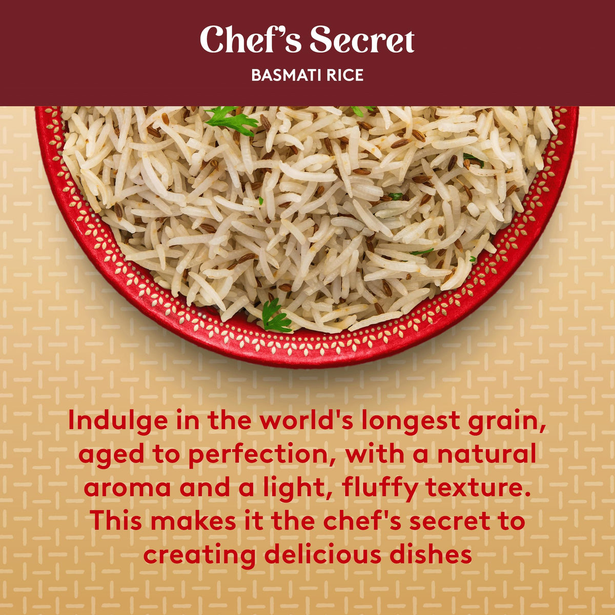 Royal Chef's Secret Basmati Rice - Premium Extra Long Grain White Rice, 10 lb
