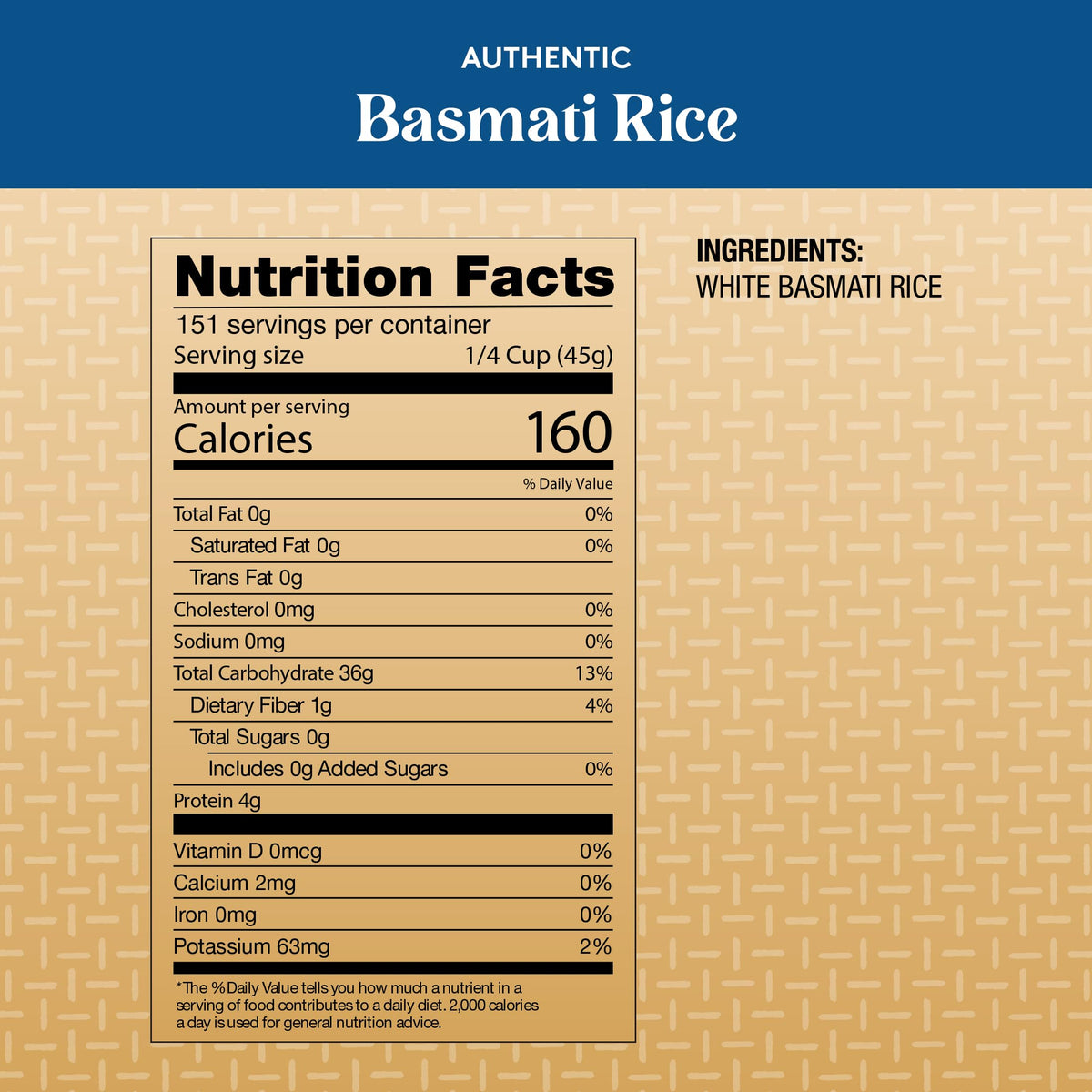 Royal Naturally Aged Long Grain Indian White Rice, 15 lb