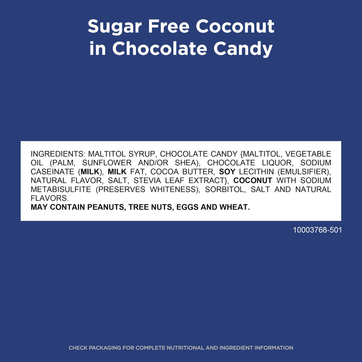 Russell Stover Sugar Free Coconut in Chocolate Candy - 2 oz Bag (Pack of 10)