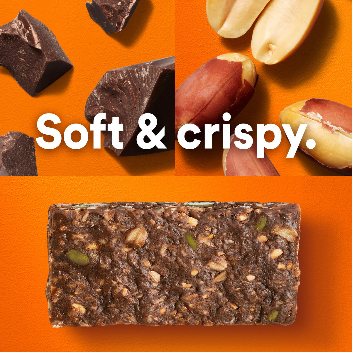RXBAR Nut Butter & Oat Dark Chocolate Peanut Butter Bars – 12 Bars (23.2 oz Box)