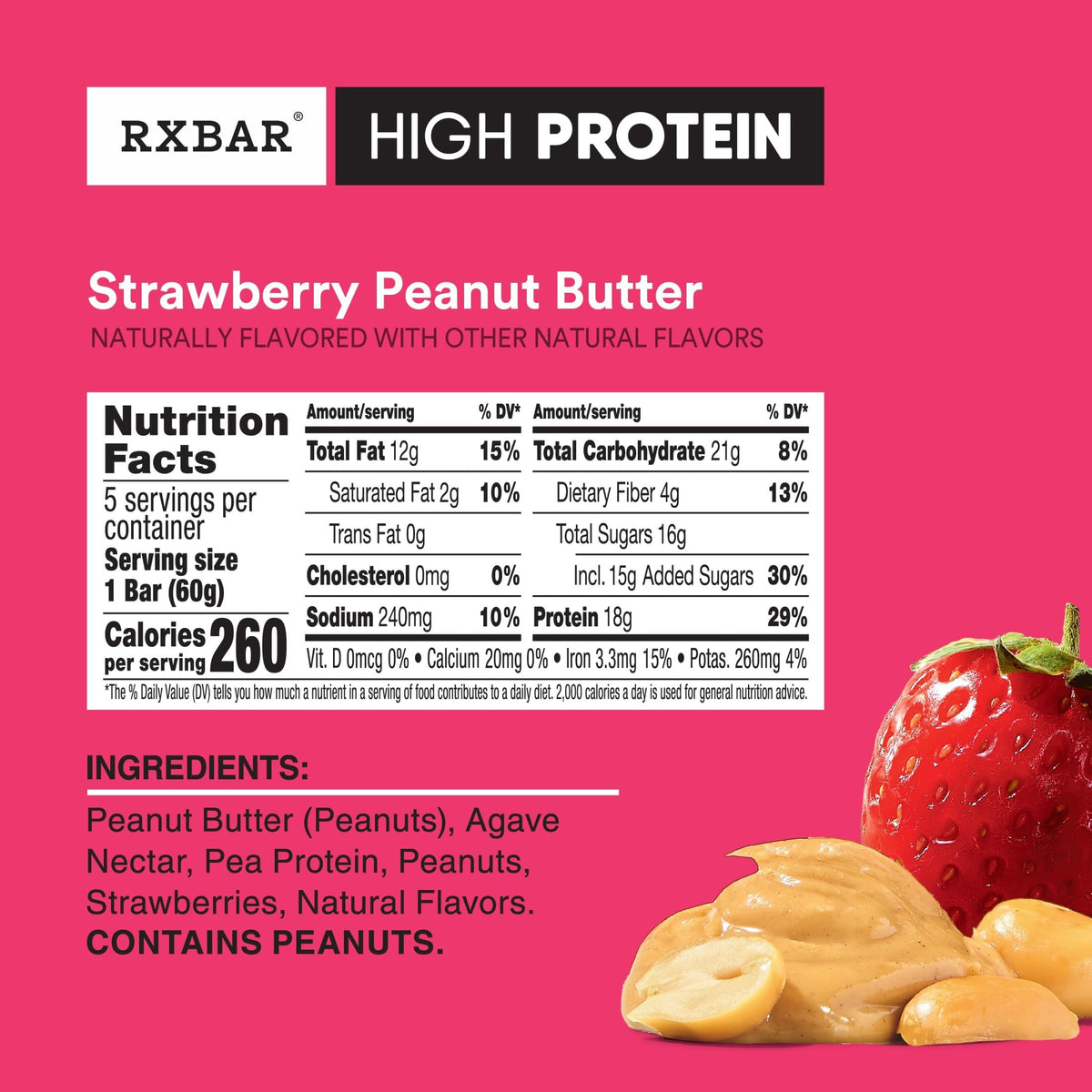 RXBAR High Protein Bars – Gluten Free, 18g Protein Per Bar, Variety Pack (10 Bars)