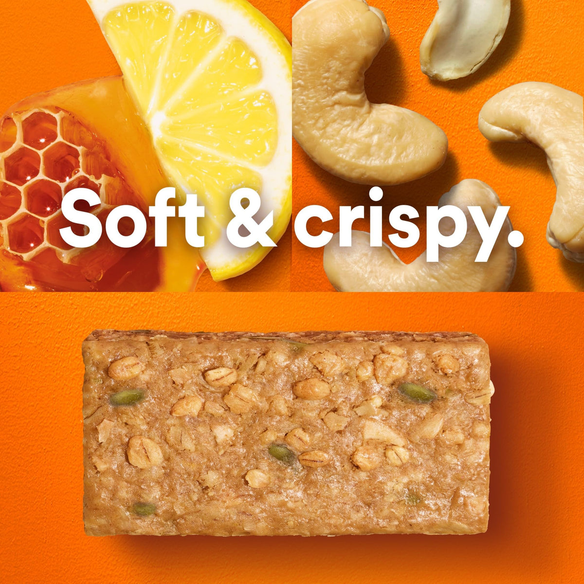RXBAR Nut Butter & Oat Protein Bars – Lemon Honey Cashew Butter, 12 Bars