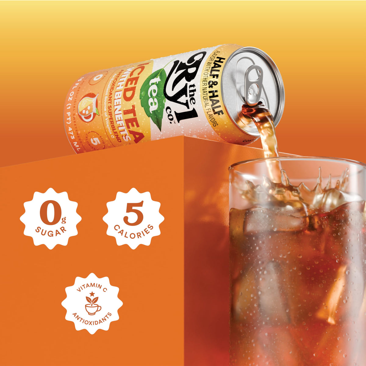 Ryl Iced Tea Half & Half – Zero Sugar, 5 Calories, Antioxidant Superblend | The The Ryl Co