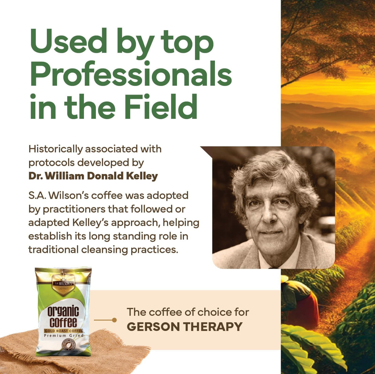 S.A. Wilson's Coffee Enema – Organic Ground Coffee for Detox, Digestion & Energy | USDA Organic
