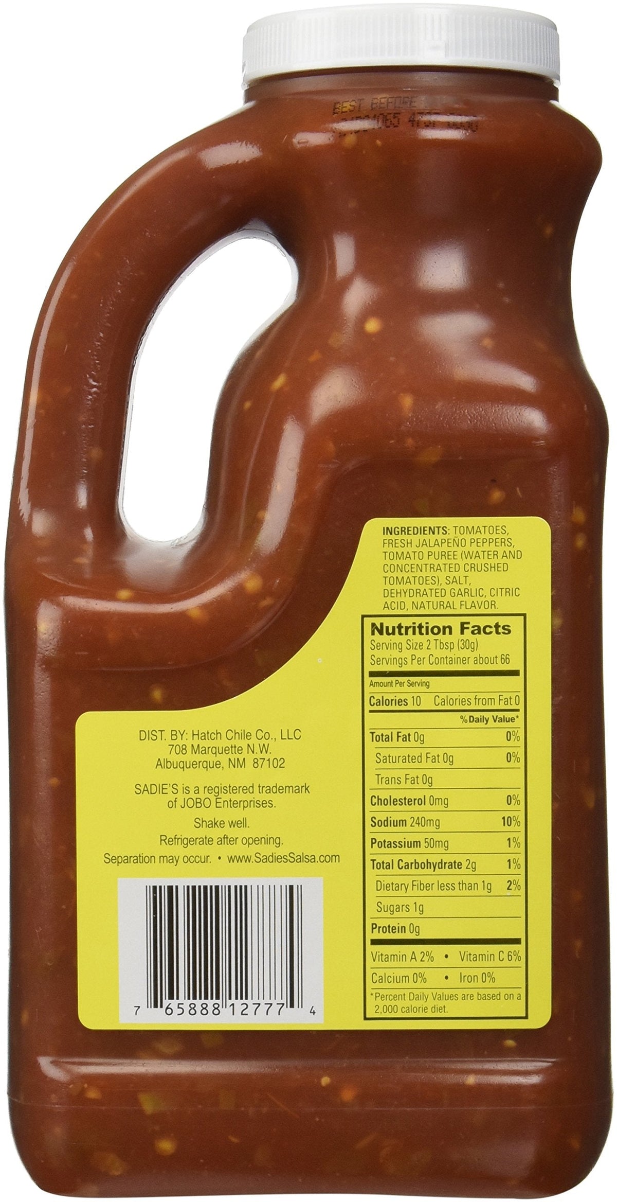Sadie's New Mexico Hot Salsa – All-Natural, Bold Tomato & Jalapeño Flavor
