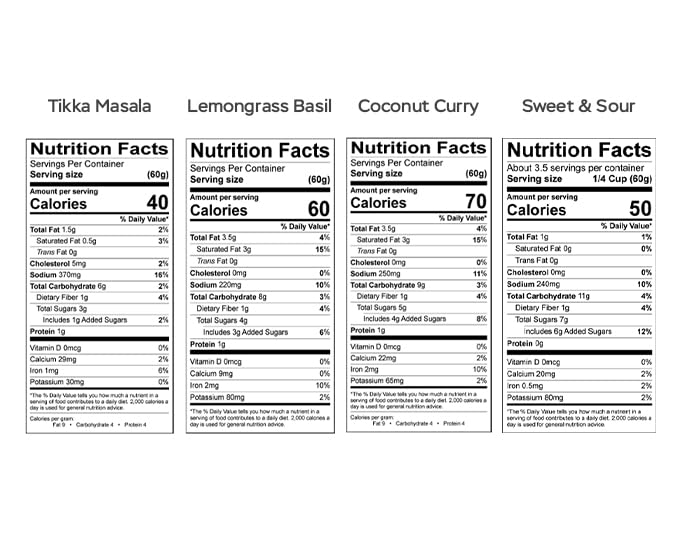 Saffron Road Simmer Sauce Variety Pack – Tikka Masala, Lemongrass Basil, Coconut Curry, Sweet & Sour | 7.0oz Pouches (Pack of 4)