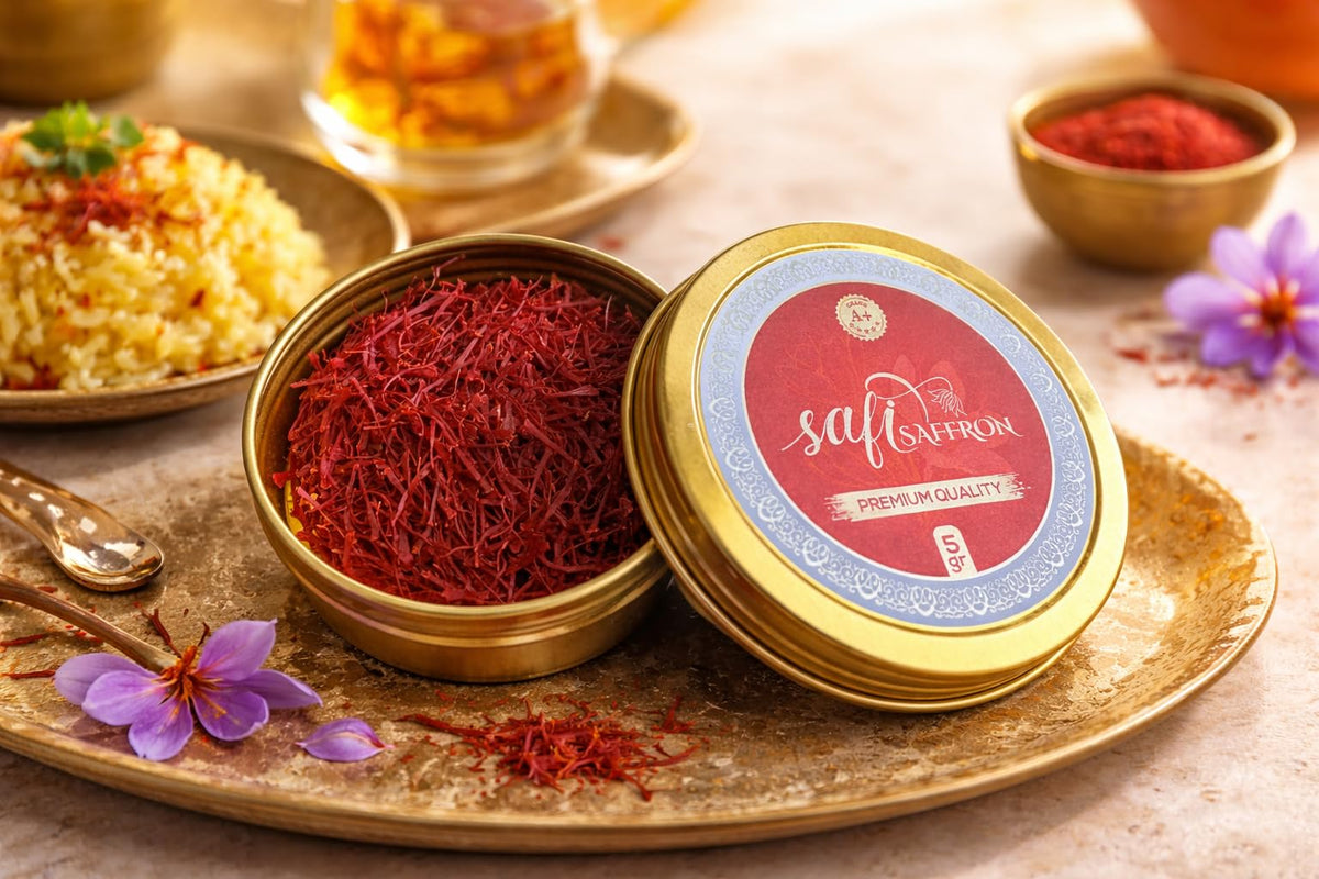 Safi Saffron Premium Threads 5g – ISO3632 Grade A+ | 100% Pure, All-Natural