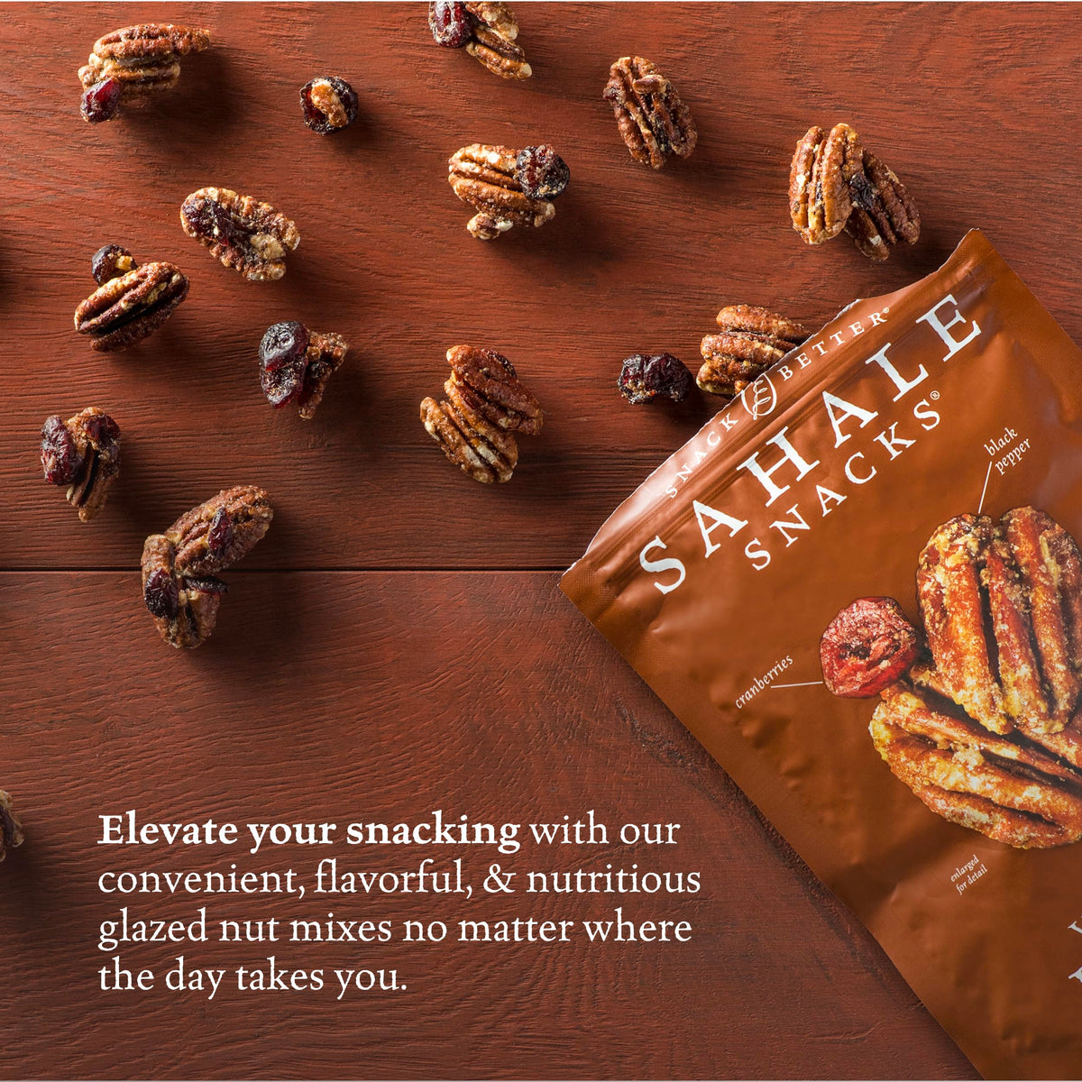 Sahale Snacks Valdosta Pecans Glazed Mix – 4 oz (Pack of 6)
