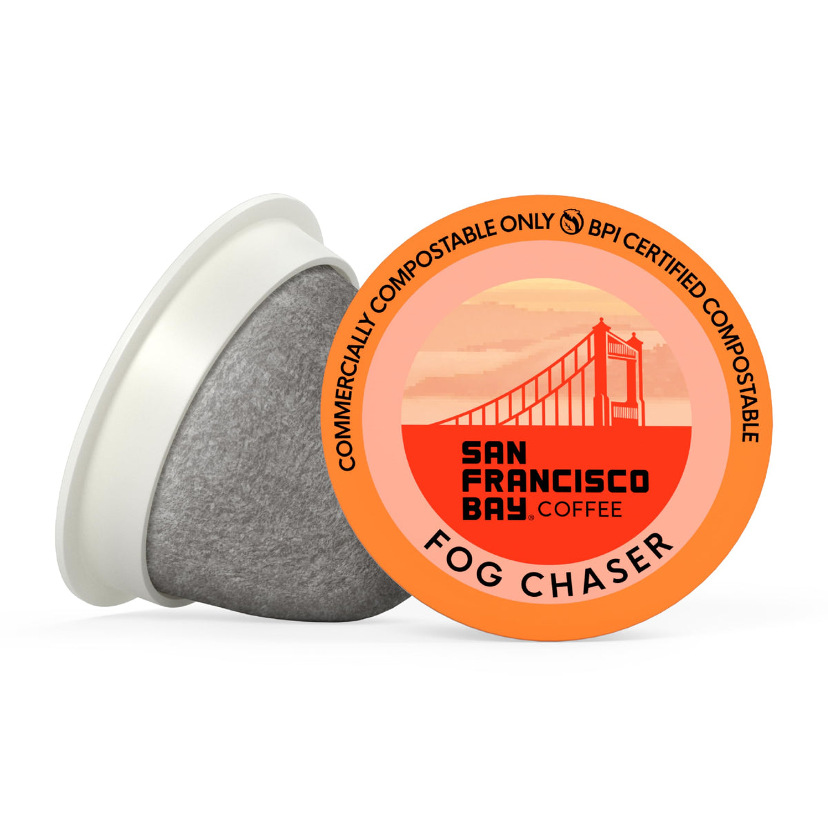 San Francisco Bay Fog Chaser K-Cup Pods – 36 ct, Medium-Dark Roast