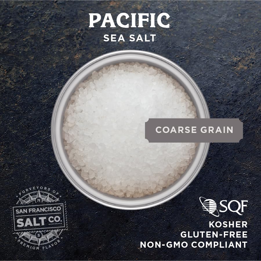 Gourmet Sea Salt – 5 lbs Bulk (Fine & Medium/Coarse) | San Francisco Salt Company