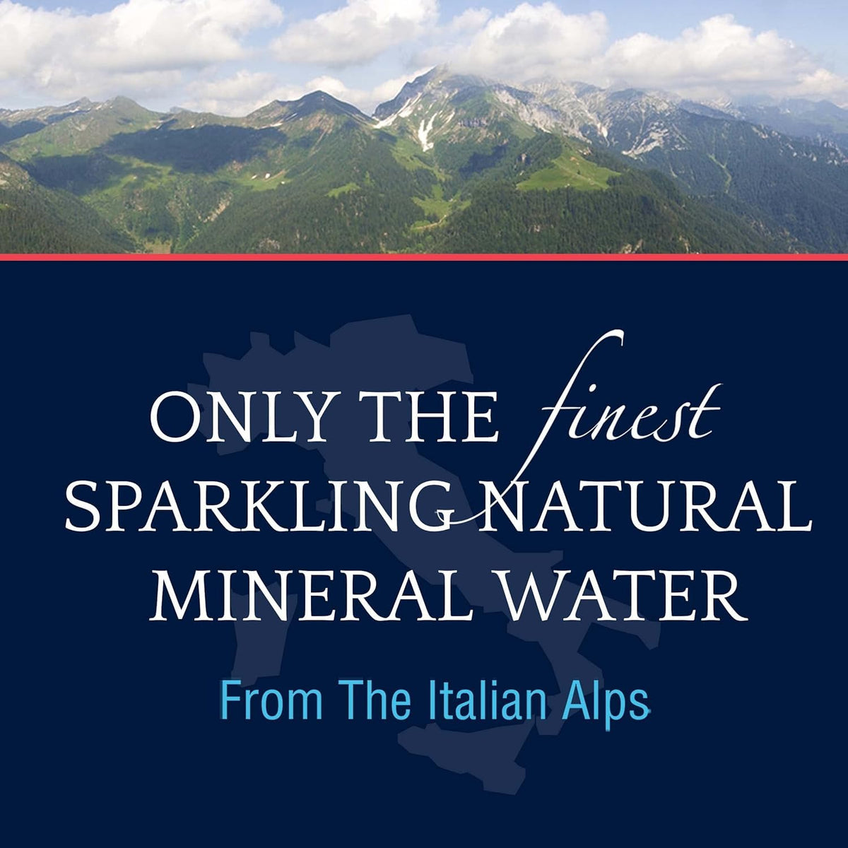 San Pellegrino Sparkling Natural Mineral Water – 750 mL Glass Bottles (6 Pack) – Premium Italian Mineral Water