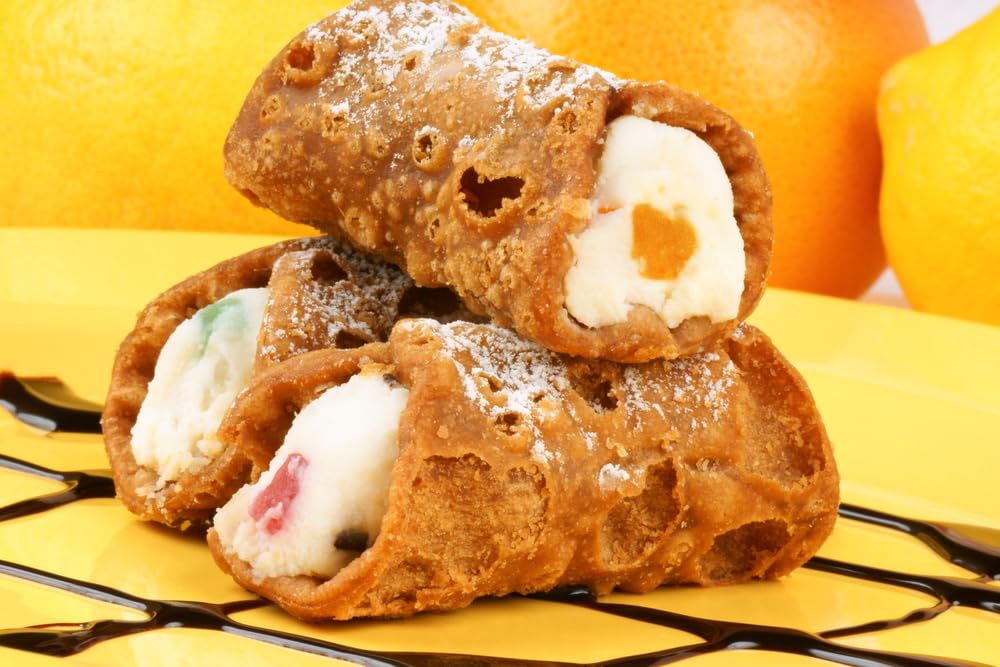 Sanniti Mini Cannoli Shells | Traditional Sicilian-Style Italian Cannoli, 24 Count (Pack of 2)