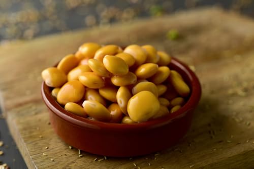 Sanniti Italian Lupini Beans Jar, 18.7 oz x 2 – Ready-to-Eat Protein Snack