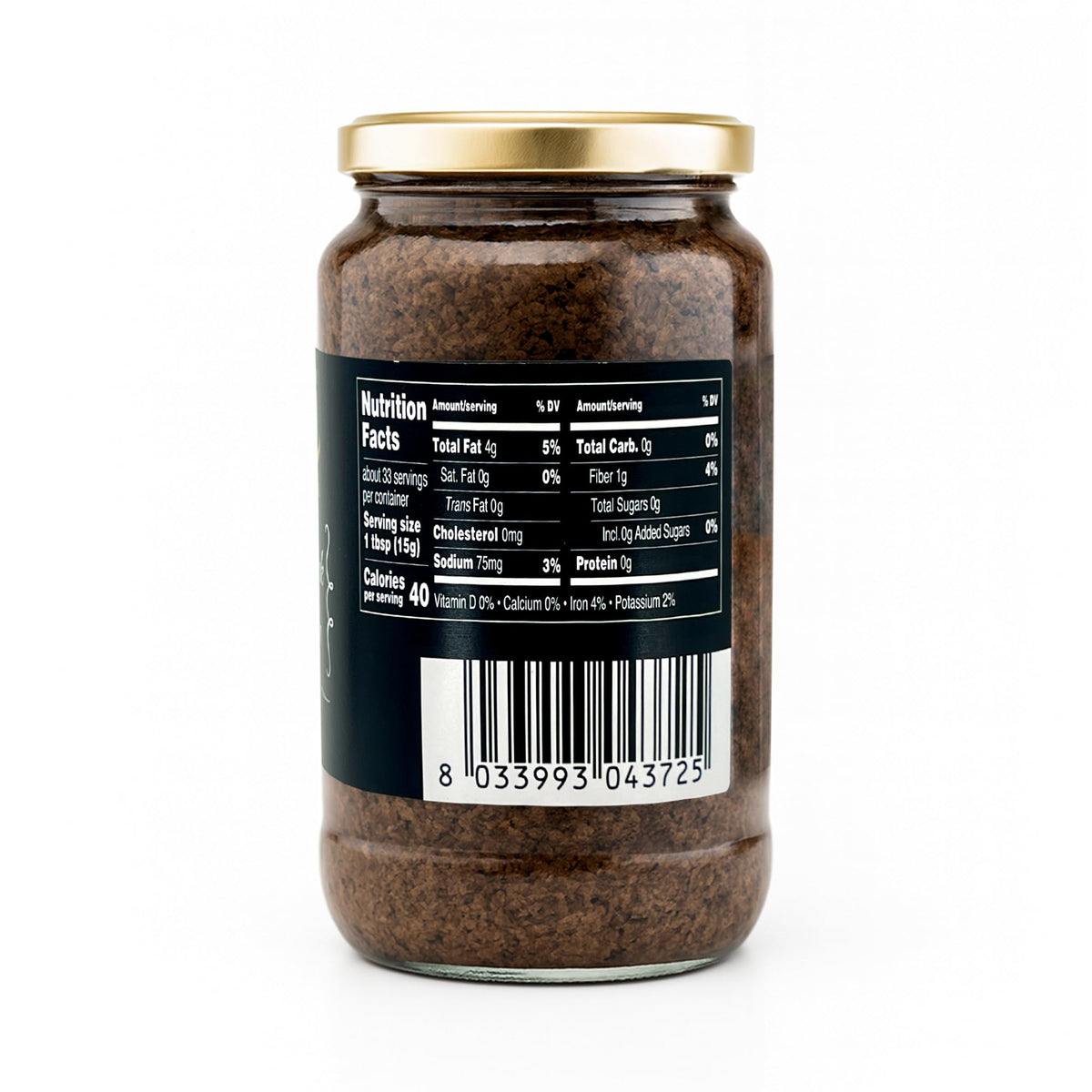 Sanniti Premium Black Truffle Sauce Tartufata - 17.6 oz (500 g) | Italian Truffle Sauce