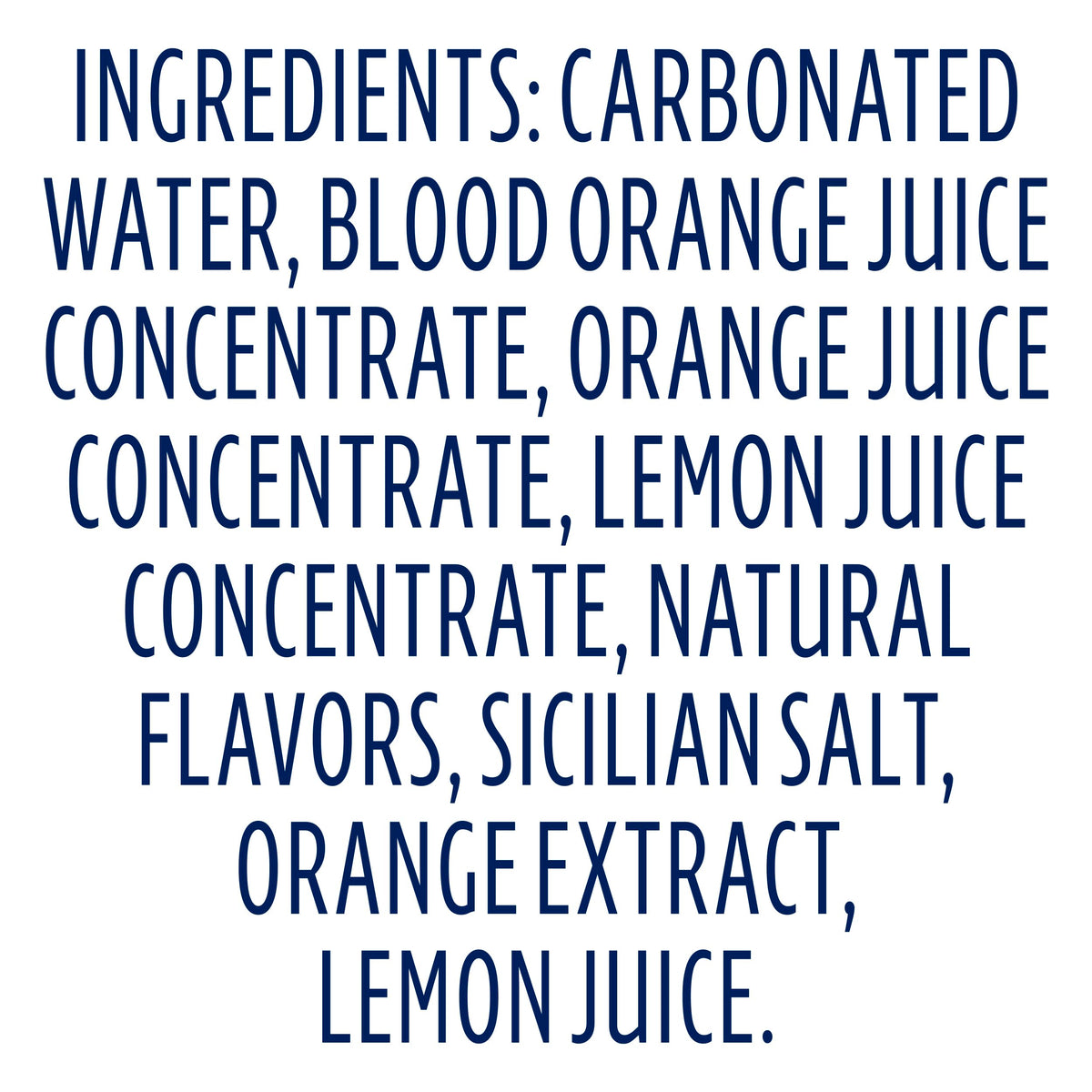 Sanpellegrino CIAO Blood Orange Sparkling Water – Low Calorie, 0g Added Sugar, Real Fruit Juice, 24-Pack