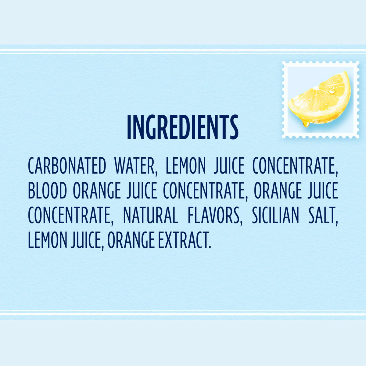 Sanpellegrino CIAO Limoncello Flavored Sparkling Water - 24 Pack