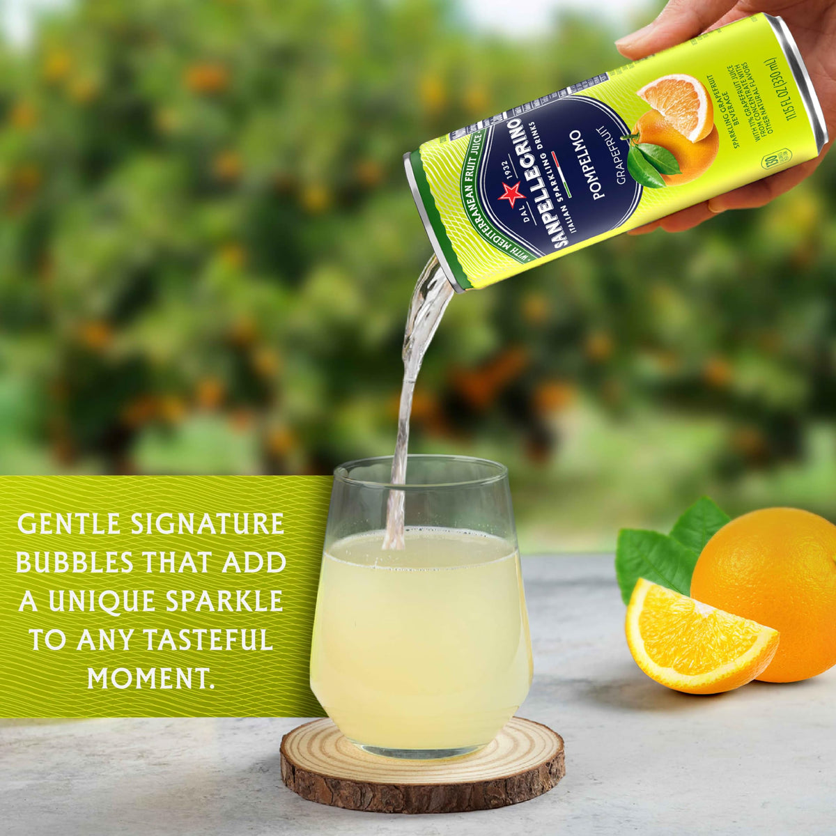 Sanpellegrino Pompelmo Sparkling Grapefruit Drink – 24 Can Pack