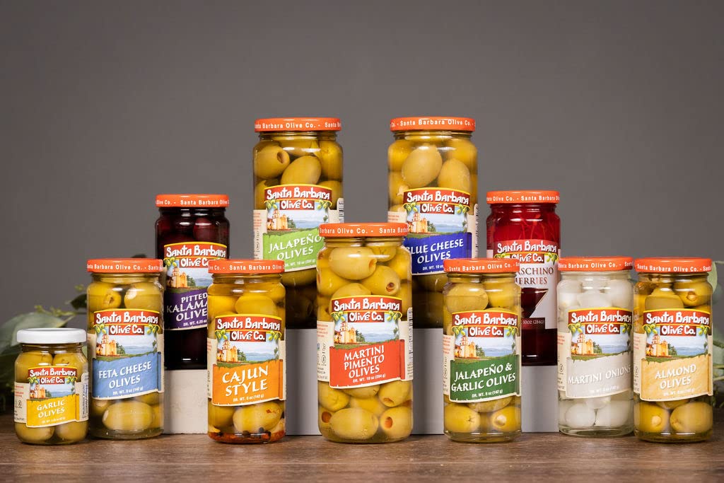 Santa Barbara Hand Stuffed Blue Cheese Olives - 10 oz Pack (2 Count) | Santa Barbara Olive Co