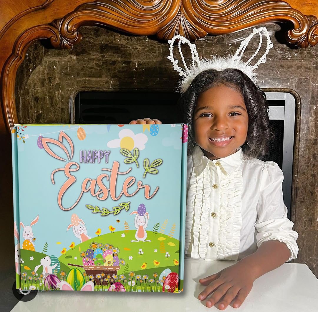 Prefilled Easter Basket for Kids – Toys & Activities Gift Box | Santa Claus Writes