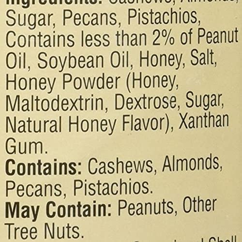 Savanna Orchards Gourmet Honey Roasted Nut Mix – Cashews, Almonds, Pecans & Pistachios (30 oz)