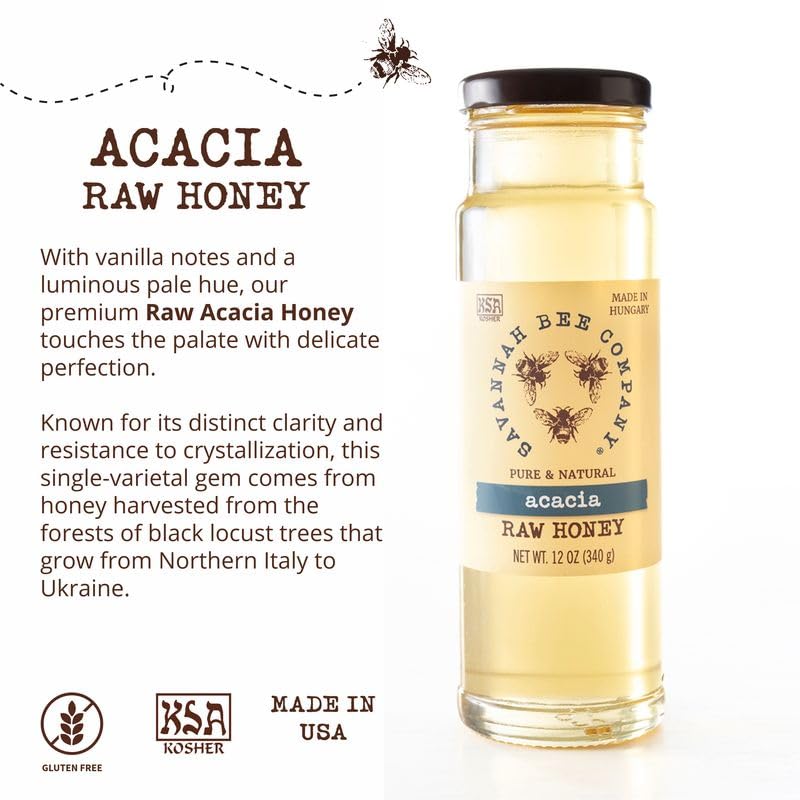 Savannah Bee Company Honey - Pure, Natural, Raw Georgia Honey