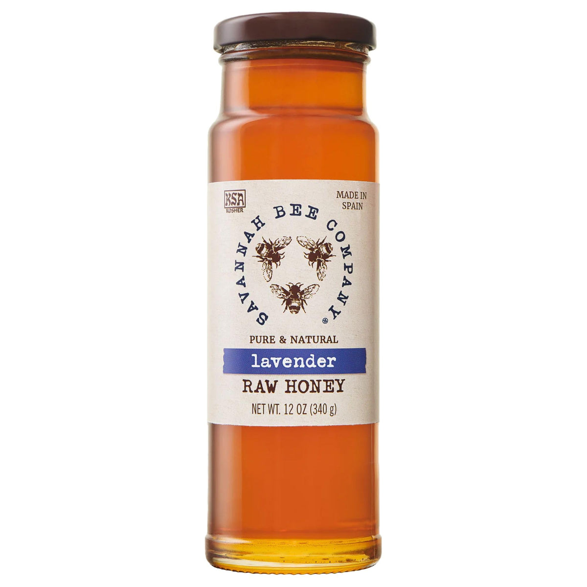Savannah Bee Company Honey - Pure Raw Lavender Honey, 12 oz