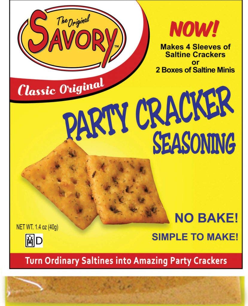 Savory Saltine Seasoning Original Flavor — 1.4 oz Pack, 4 Count | Savory Fine Foods