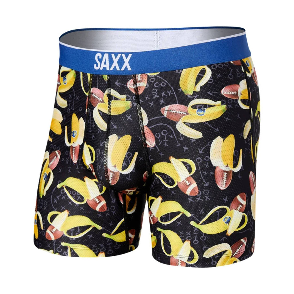 SAXX Men's Volt Boxer Brief - Bananas For Football
