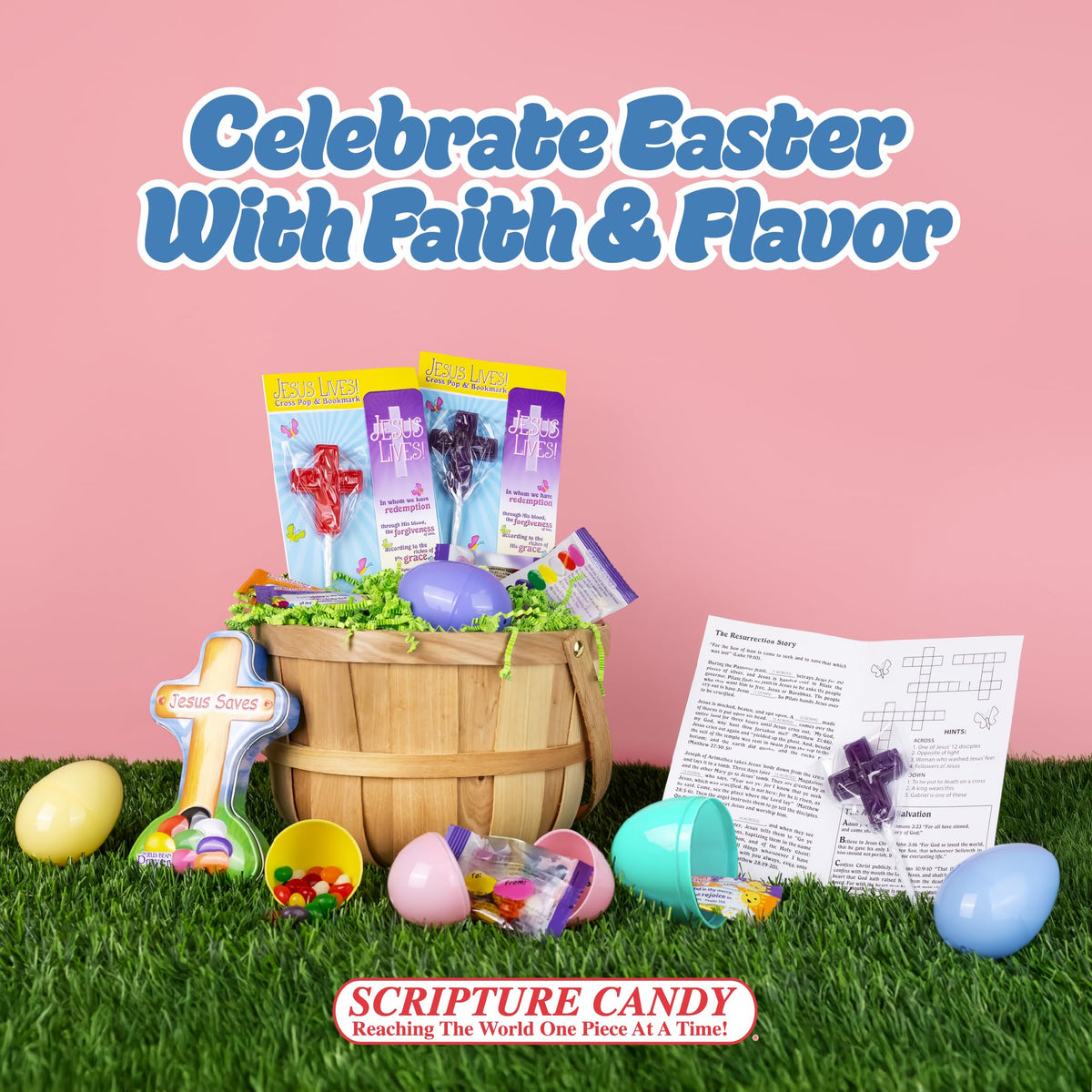 Scripture Candy Assorted Cream Flavored Hard Candy – 180 Bible Verse Candies