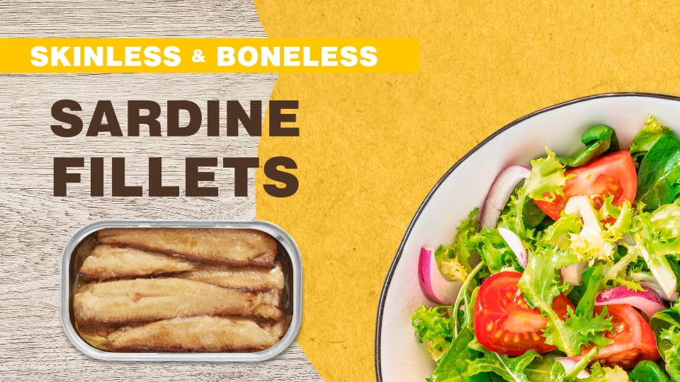 SEASON Sardines in Tomato Sauce – Skinless & Boneless, Wild-Caught, 22g Protein | 6-Pack
