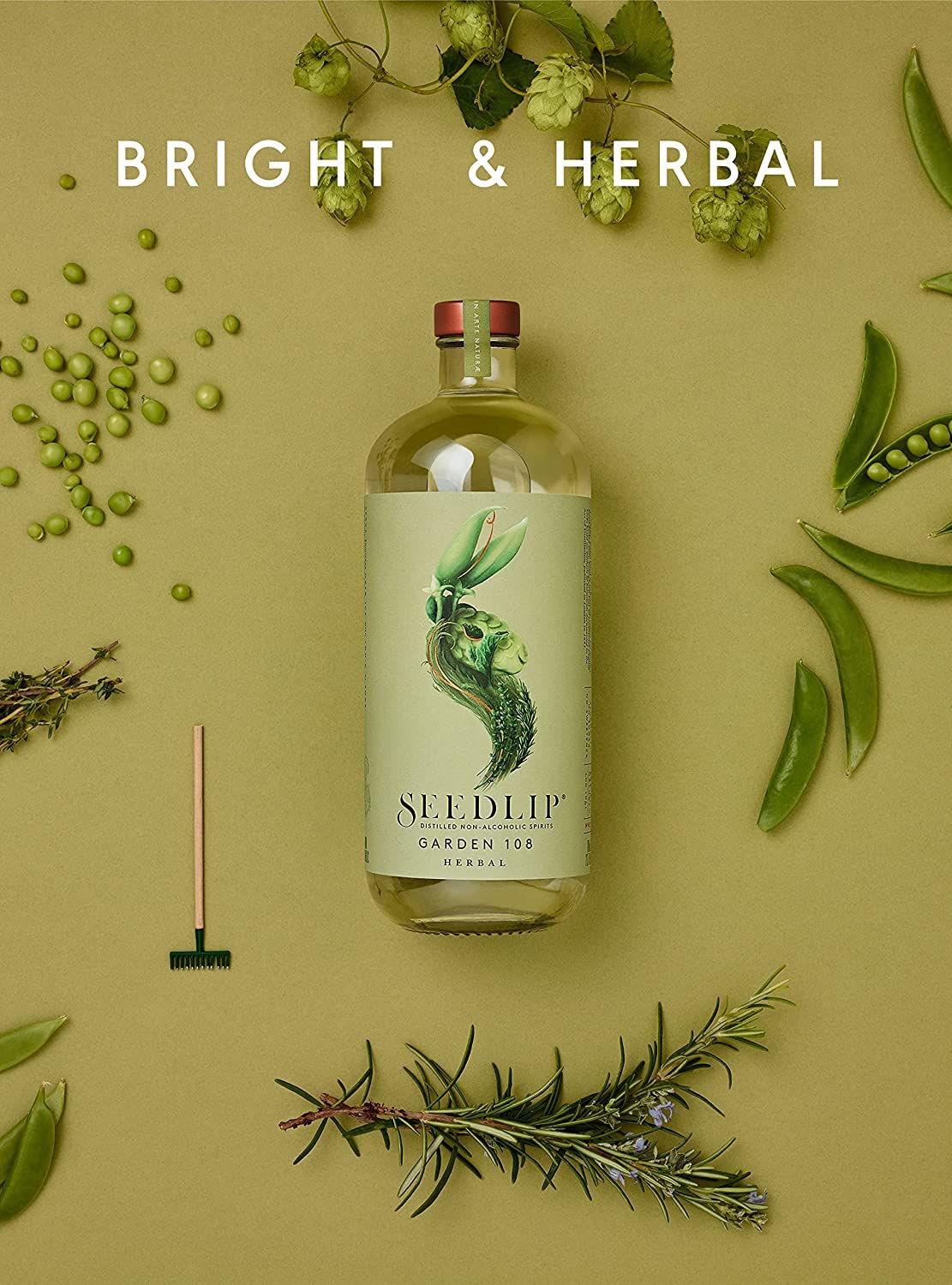 SEEDLIP Garden 108 – Premium Non-Alcoholic Spirit, Zero Calories, 700ml