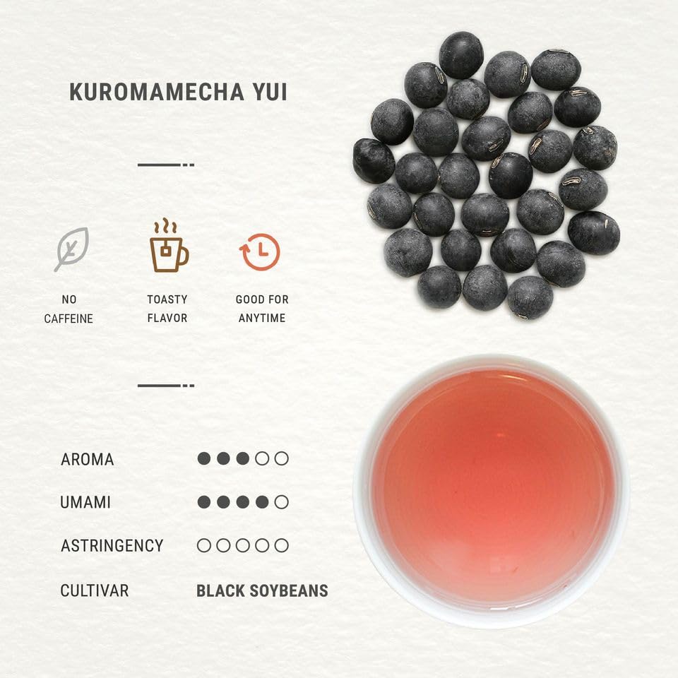 Senbird Premium Kuromamecha – Japanese Black Soybean Tea from Hokkaido (5.3oz Tin)