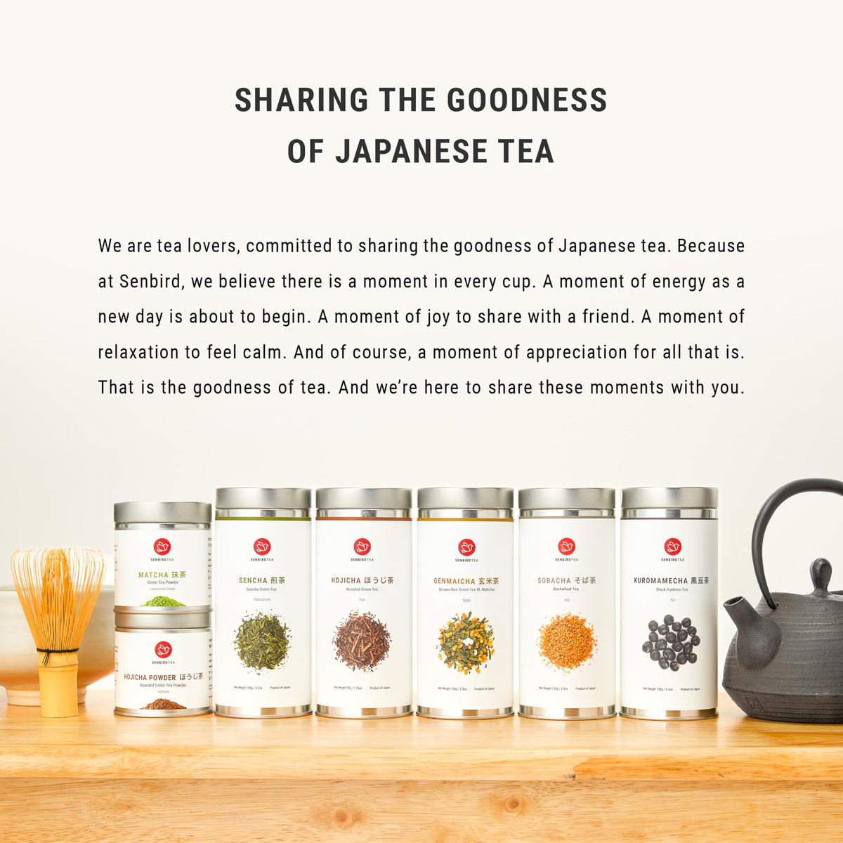 Senbird Premium Sencha – Japanese Green Tea from Shizuoka | Loose Leaf in Airtight Tin (3.5oz/100g)