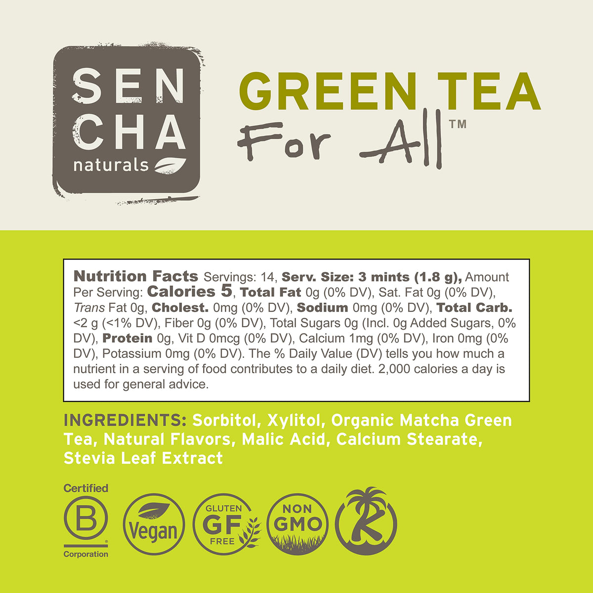 SENCHA NATURALS Green Tea Mints – Pink Dragonfruit, 1.2oz (Pack of 6)