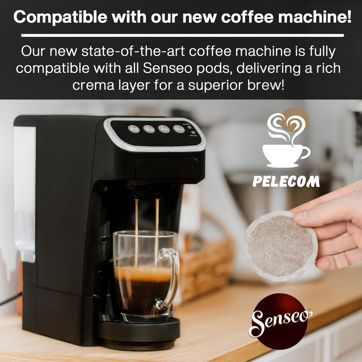 Senseo Mocca Coffee Pods – 48 Count, Imported from the Netherlands, Compatible with Senseo Machines