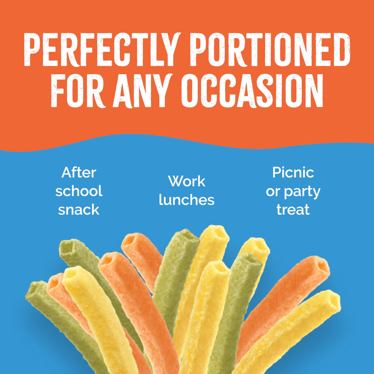 Sensible Portions Garden Veggie Snacks – Veggie Straws Variety Pack (Sea Salt & Zesty Ranch), 1 oz, 24-Pack