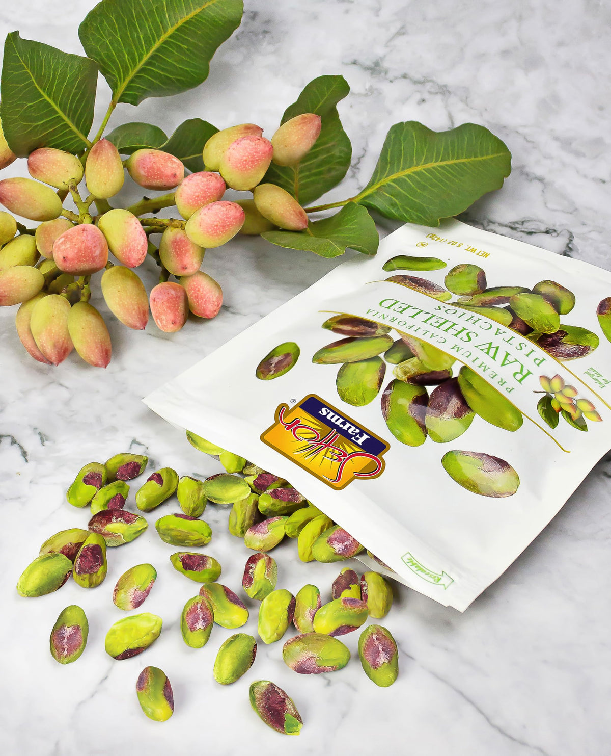 Setton Farms Naturally Raw Shelled Pistachios 20 oz - Non-GMO, Gluten Free, Vegan & Kosher