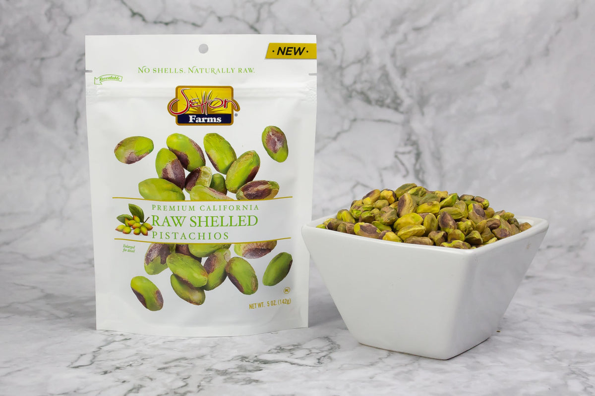 Setton Farms Naturally Raw Shelled Pistachios 20 oz - Non-GMO, Gluten Free, Vegan & Kosher